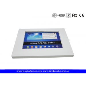 China White Metal Secure Ipad Kiosk Enclosure For The Galaxy Tab 10.1 Inch supplier