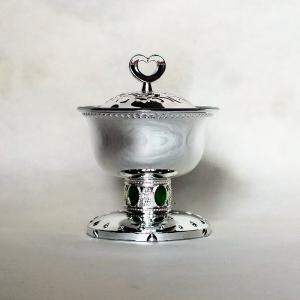 China Arab high-grade fine silver goblet circular Sugar Bowl supplier