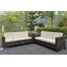 WF-15328 all weather PE rattan corner sofa furniture with table