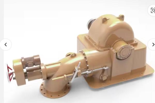 High Capacity Turgo Hydro Impulse Turbine with Adjustable Outlet Pressure Range