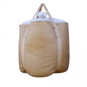 1 Ton Baffle Big Bag , Jumbo Circular Super Sack Bulk Bag Anti UV