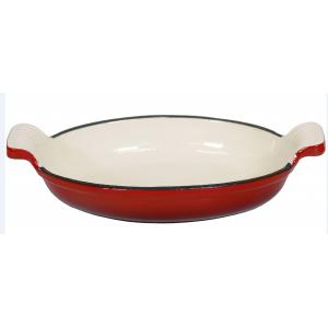 Durable Cast Iron Frying Pan Enameled Cast Iron Pan BSCI ISO9006