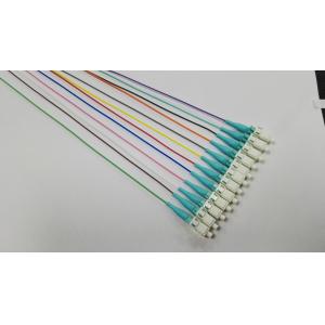 Customized MM LC/PC 0.9mm Simplex Fiber Optic Cable Pigtail