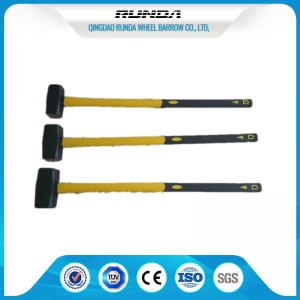 China Solid Steel Hardware Hand Tools Stone Hammer SL111 Fiberglass Handle Germany Model supplier