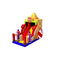 China Big Ben Castle PVC Material Inflatable High Dry Slide For 5 - 10 Children on sale