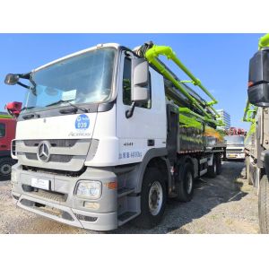 China 2019 Used Zoomlion 56M Concrete Pump Truck Mercedes Benz Chassis with Intelligent & Efficient Operation wholesale