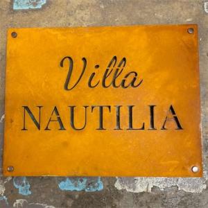 China Contemporary Industrial Corten Steel Sign For Business supplier
