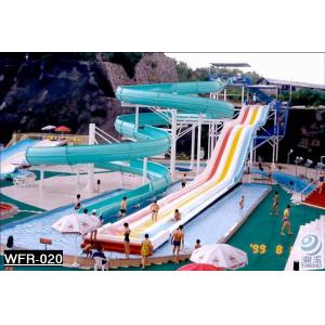 China SGS Approval Huge Theme Park Adult Water Slides In Water Parks , Blue wholesale