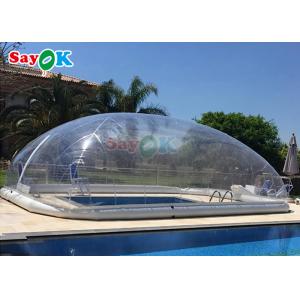 Outdoor Customized Transparent Clear Waterproof PVC Swimming Cover Tents Winter Enclosures Bubble Dome