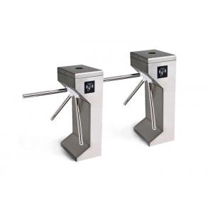 Mechanical Drive Tripod Turnstile Gate SUS304 RFID LED Indicator Half Height