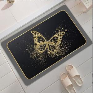 Rectangle Bathroom Waterproof Carpet Light Luxury Diatom Mud Absorbent Mat