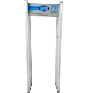 China 6-Zones Walk Through Metal Detector Security Gate Metal Weapons Detection For Station Security Scanner wholesale