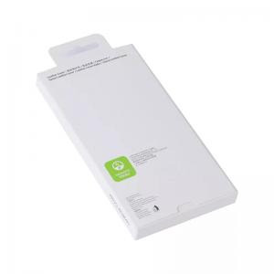 Simple Elegant Phone Case Box Packaging Eco friendly hot stamp Logo