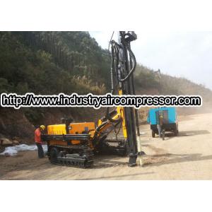 China Hydraulic  power crawler rotary drilling rig machine  80 -105mm  25m deepth supplier