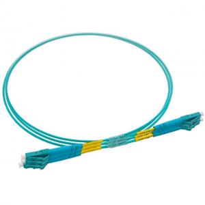 10M Multimode OM3 LC LC Fiber Optic Patch Cord Jumper PVC Cable