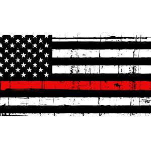 China Lightweight Design Thin Red Line Flag Bright Vivid Fade Proof wholesale