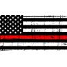 China Lightweight Design Thin Red Line Flag Bright Vivid Fade Proof wholesale