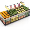 3 Tier Supermarket Fruits And Vegetables Display Racks Shelf Units Food