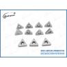 Triangle Tungsten Carbide CNC Inserts Blanks , ISO Thread Metal Cutting Inserts