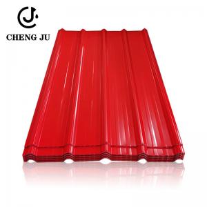 Red Sunlight Roof Sheet Metal Building Material Galvanized Corrugated Steel Sheet Roof Tiles