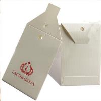 China PMS Custom Card Printing White Cardboard Gift Card Kraft Hang Tags 1mm Thickness on sale