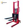 China 1000kg Capacity Manual Pallet Stacker With 3000mm Max Lifting Height wholesale