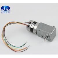 China 4 Pole 2 57mm 24V 2500rpm Brushless Dc Electric Motor With Worm Gear Reducer on sale