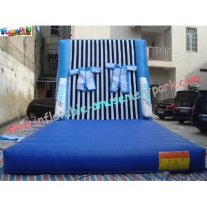 China PVC Tarpaulin Inflatable Sports Games , Velcro Sticky Walls supplier