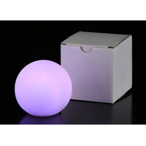 China Small Red Color LED Ball Lights With Customized Logo For Gift Promotion supplier