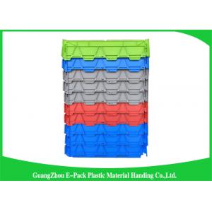 China 60 Litre Plastic Attached Lid Containers / Lidded Plastic Storage Box supplier