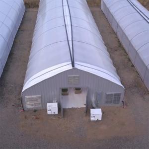 Agricultural Single Span Film Hydroponic Tunnel Auto Light Dep Solutions  Greenhouse