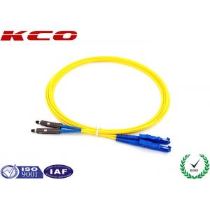 China MU/APC E2000 ao cabo de remendo da fibra ótica da manutenção programada milímetro Singlemode/multimodo supplier