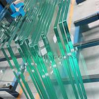 China Custom 10mm Low Iron Safety Toughened Glass For Door on sale