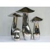 China Home Art Decoration Mushroom Garden Sculptures Stainless Steel Anti Corrosion wholesale