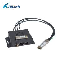 China 4*10G QSFP+ Optical Transceiver Module With 30cm 50cm Pigtail on sale
