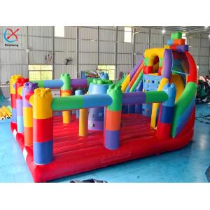 China 子供のためのスライドコンボ付きの風吹きバウンシーハウス wholesale