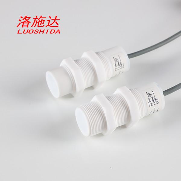 M30 PTFE Capacitive Proximity Sensor Corrosion Resistant Distance Adjustable