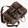 Men'S Retro First Layer Cowhide Travel Hiking Backpack