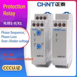 China Phase Sequence Phase Failure Protection Relay , Over Under Voltage Protection Relay 380-400V supplier