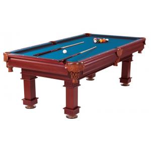 8 Feet Deluxe Pool Table Wool Blend Cloth Billiard Table Leather Pockets