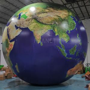 Advertising Inflatable Earth Decoration Earth Ball Lighting Planet Balloon With LED Light