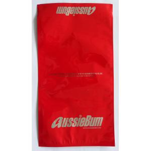 Red Metalized Peel And Seal Plastic Envelope Bags For Underwear , Shirts