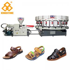 Automatic Sneaker Direct Injection PVC Shoes Making Machine Single Color