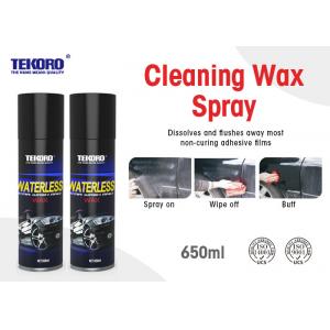 Cleaning Wax Spray For Providing Streak Free Shine On Vehicle Exterior Surfaces