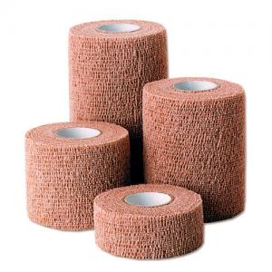 China Tattoo coflex self-adhesive bandage anti-slip bandage skin color in custom size supplier