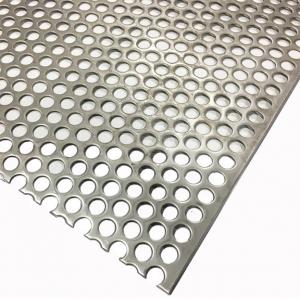 China 316L Stainless Steel Perforated Metal Sheet 4x8 Round Hole 309 SS Plate supplier