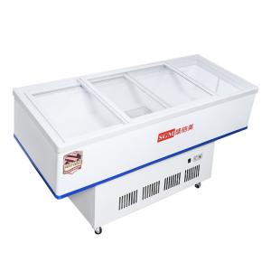 China Refrigerated Seafood Display Cooler Case Fish Meat Display Freezer 295L supplier