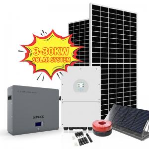 200AH Off Grid Hybrid Power System 5KW 10KW 15KW Off Grid Hybrid Inverter