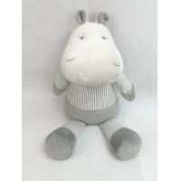 China Stuffed Soft Cartoon Animal Hippo Soft Plush Toy For Baby Gifts on sale