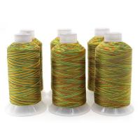 China Waterproof Boho Customized High Tenacity Rainbow Thread Cones Colorful Nylon Bonded Thread on sale